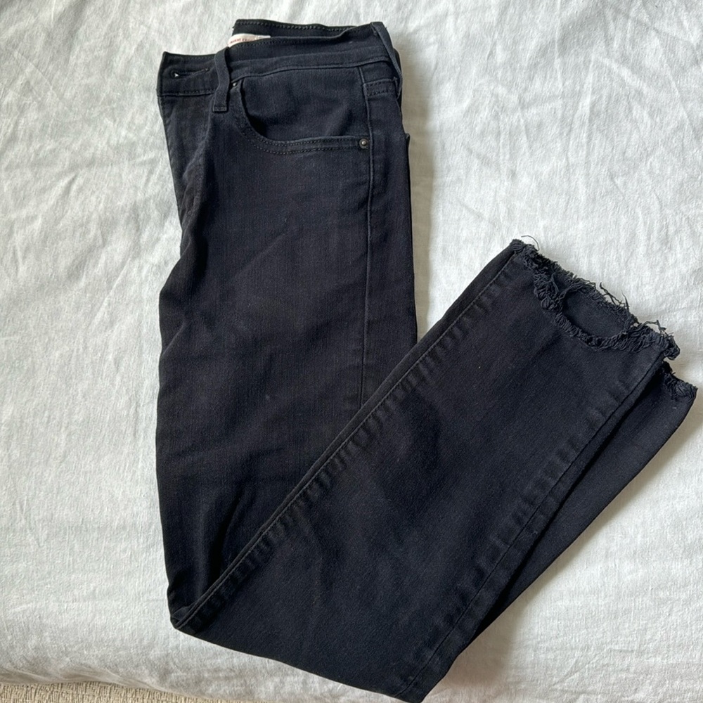 Levi’s 724 high rise straight crop